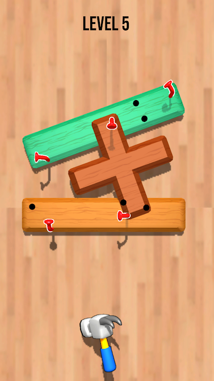 #8. Hammer And Nails (Android) By: Beautifully Made Games