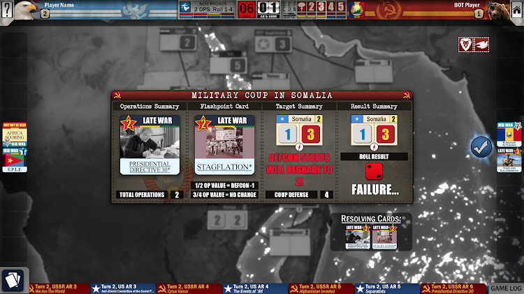 #2. Twilight Struggle: Red Sea (Android) By: Playdek, Inc.