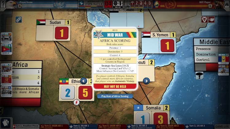 #8. Twilight Struggle: Red Sea (Android) By: Playdek, Inc.