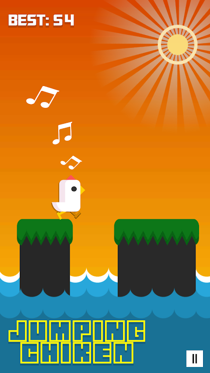 #5. Jumping Chiken Game (Android) By: crazy bunny productions