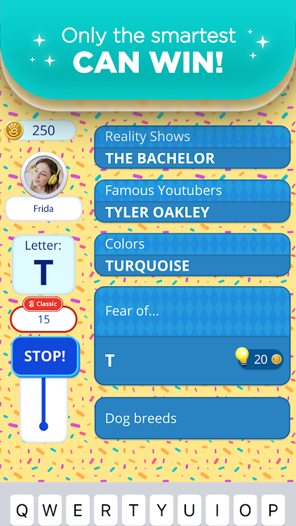 #7. Stop 2 - Word Trivia Game (Android) By: Fanatee, Inc.