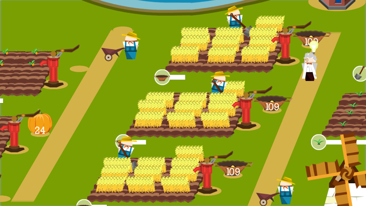 #9. Farm & Mine: Idle City Tycoon (Android) By: Airapport