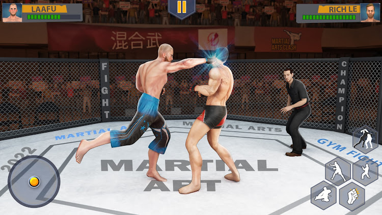 #2. Martial Arts: Fighting Games (Android) By: Fighting Arena