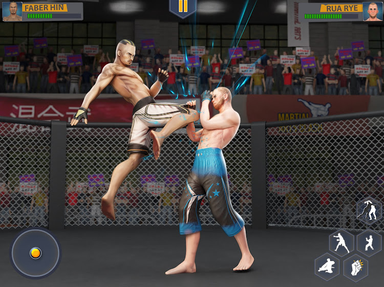 #10. Martial Arts: Fighting Games (Android) By: Fighting Arena