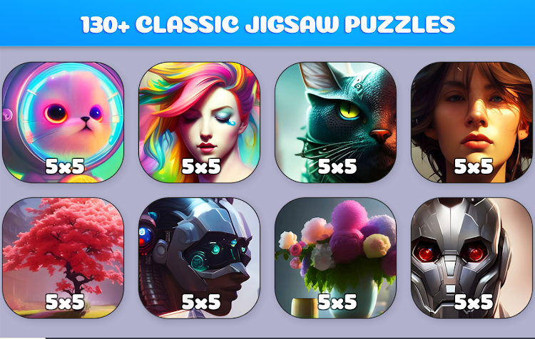 #7. Jigsaw AI: classic puzzle game (Android) By: GiftBox Games