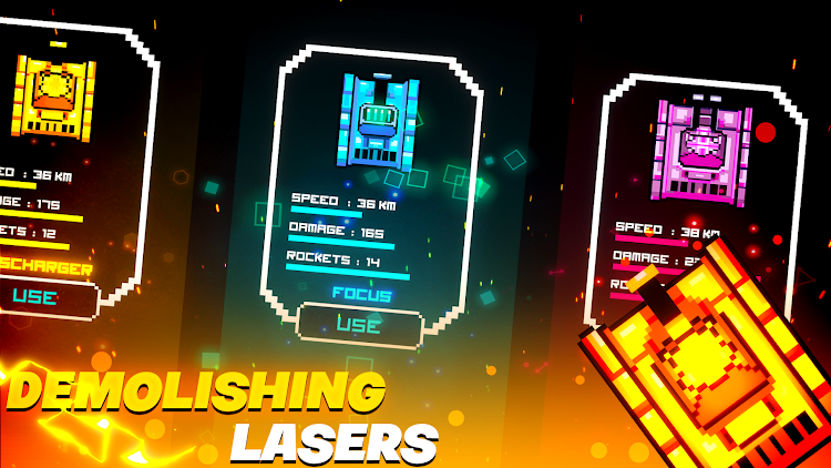 #2. Laser Tanks: Pixel RPG (Android) By: AbhiTechGames