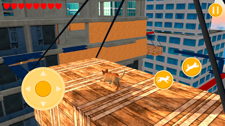 #2. Only Down Cat Simulator (Android) By: DarkPlay Game