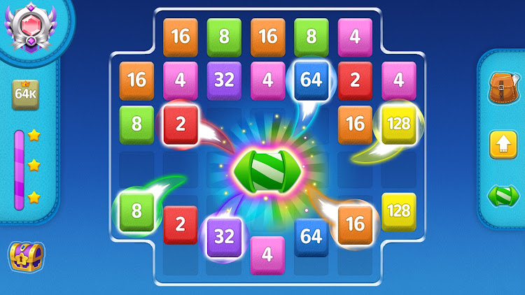 #7. Merge Blocks: 2048 Game (Android) By: Merge Puzzle Games