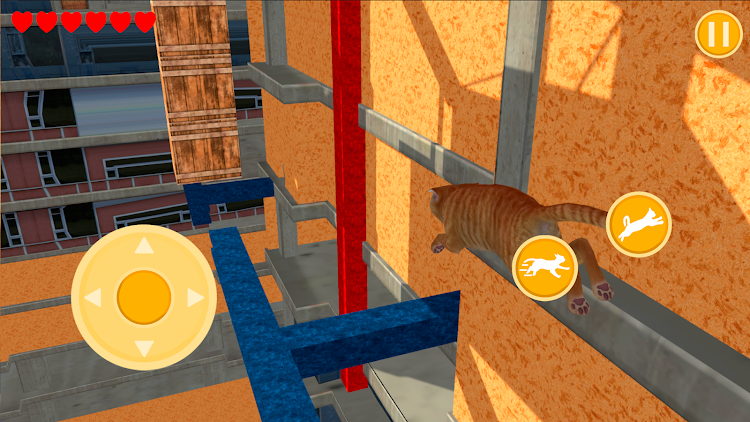 #4. Only Down Cat Simulator (Android) By: DarkPlay Game