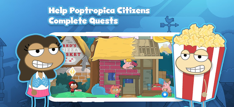 #3. Poptropica: Fun Kids Adventure (Android) By: StoryArc Media