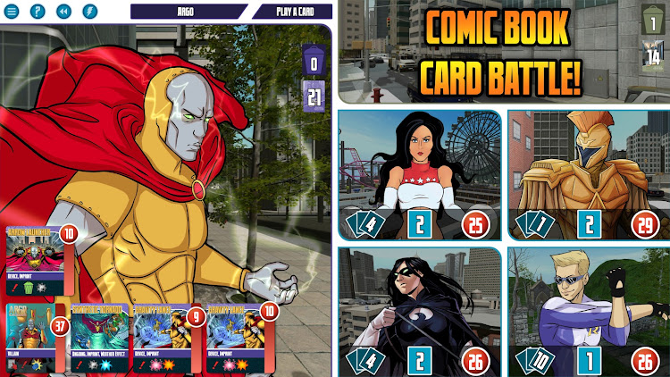 #7. Sentinels of Earth-Prime (Android) By: Handelabra Games