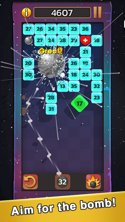 #7. Brick Space-Block Breaker Fun (Android) By: JCTeam