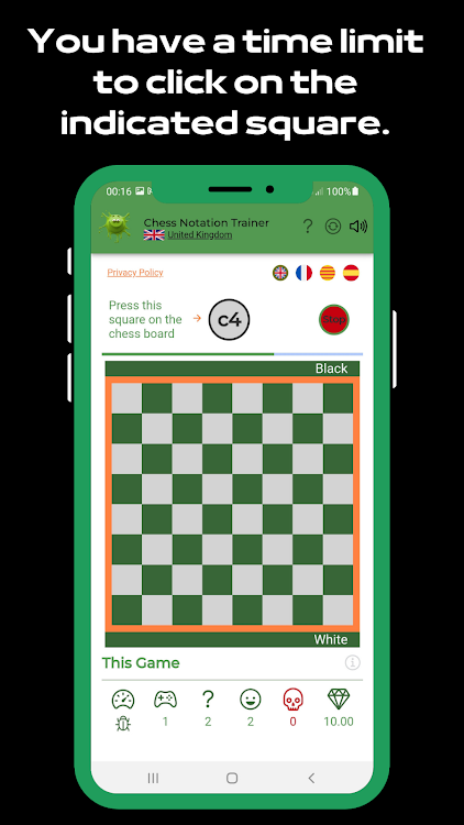 #2. Chess Notation Trainer (Android) By: Luis Hidalgo Aguilar