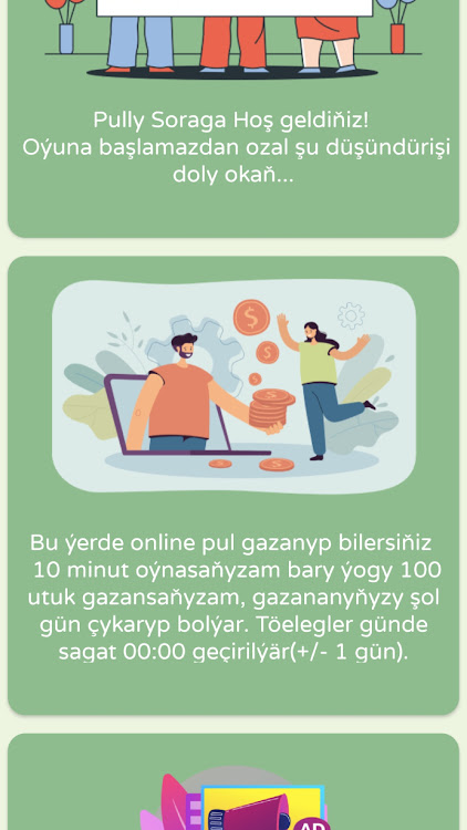 #5. Pully Sorag : Akyl bäsleşigi (Android) By: Üstünlik