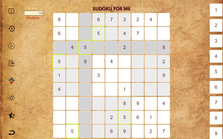 #5. Sudoku Daily - Classic Puzzle (Android) By: GTSStar .co