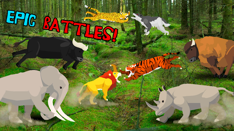 #2. Wild Animals Fight Dominators (Android) By: Dexus Wild