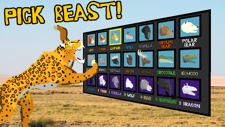 #3. Wild Animals Fight Dominators (Android) By: Dexus Wild