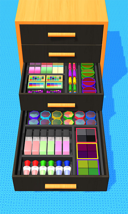 #2. Makeup Organizer Fill Closet (Android) By: Simple Dimple Games