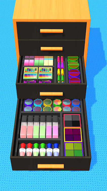 #6. Makeup Organizer Fill Closet (Android) By: Simple Dimple Games