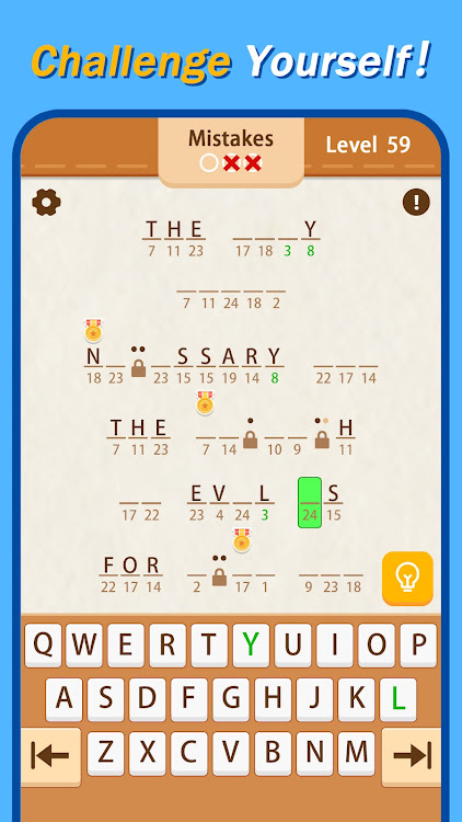 #5. Code Breaker - Cryptogram Word (Android) By: SunShine Glee