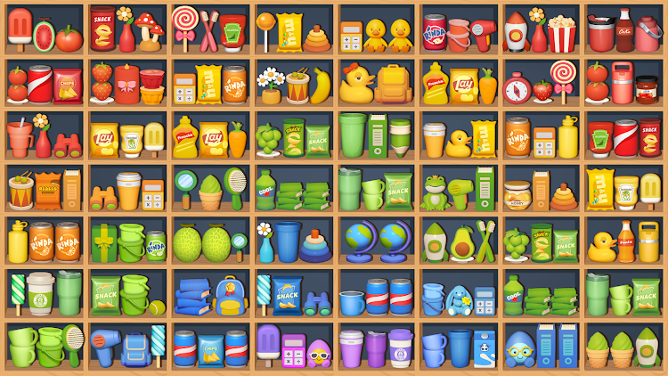 #8. Goods Sorting: Match 3 Puzzle (Android) By: FALCON GAMES