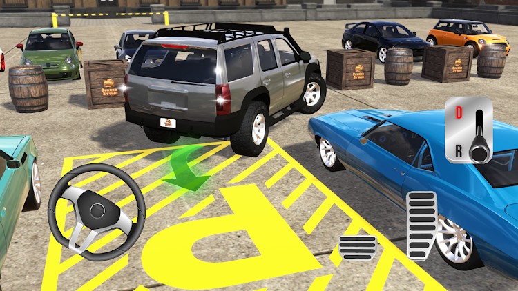 #5. Car Game Modern Car Parking 3D (Android) By: Burger Studios