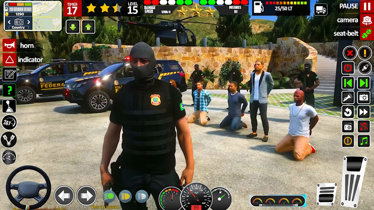 #3. Police Car Games 3D Simulator (Android) By: Euro Games Hub