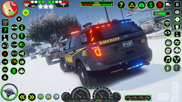 #8. Police Car Games 3D Simulator (Android) By: Euro Games Hub