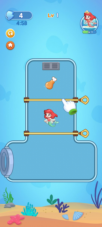 #2. Mermaid Rescue (Android) By: huangming