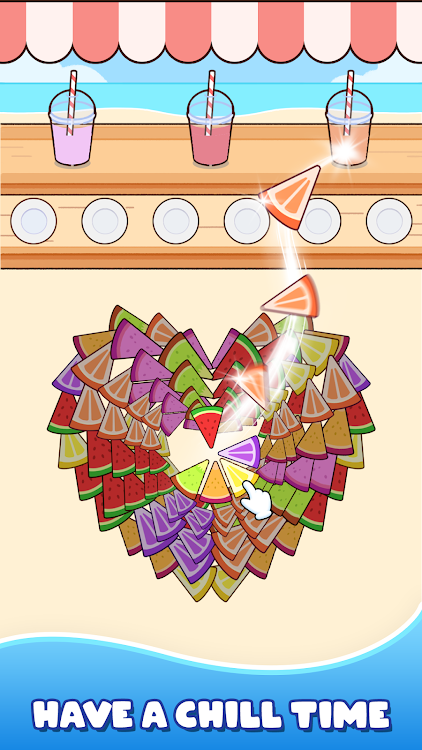 #3. Fruit Sort: Juicy Match Game (Android) By: Mirai Global Publishing