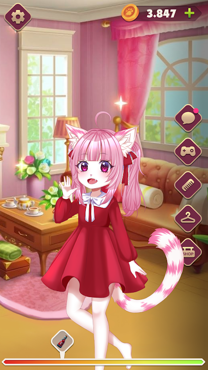 #7. Furry Girls: Growth Simulator (Android) By: Emalak Labs