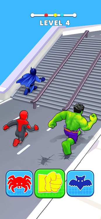 #4. Hero Transform: Superhero Game (Android) By: Playspare