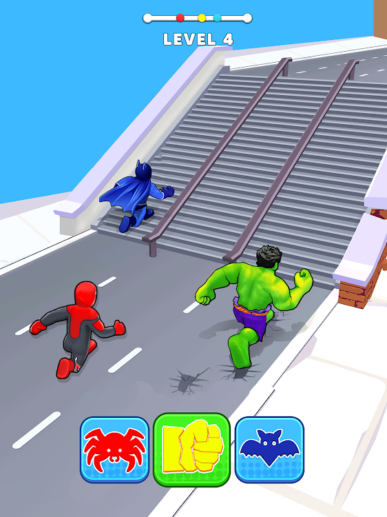 #9. Hero Transform: Superhero Game (Android) By: Playspare