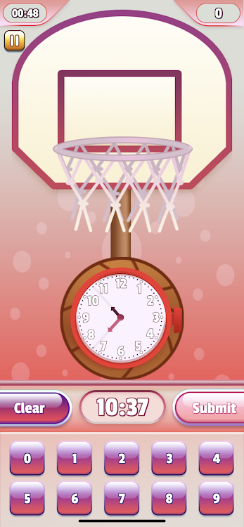 #2. Mathletix Time Teller (Android) By: player1games