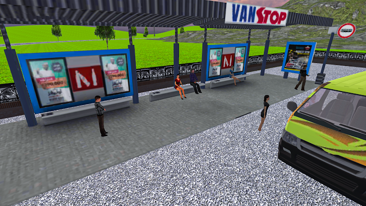 #3. Van Simulator Minibus Games (Android) By: Friends Coding World