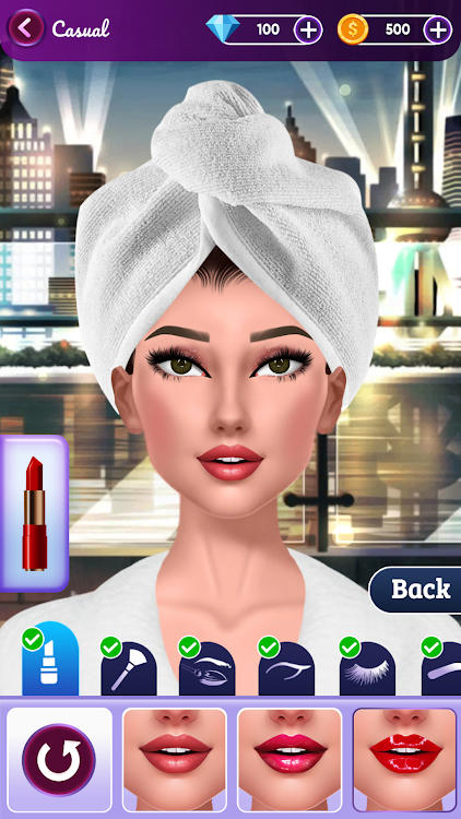 #9. Fashion Show: Dress up, Makeup (Android) By: Makeup Games for girls