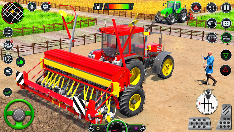 #2. Real Tractor Driving Games (Android) By: Game Sonic