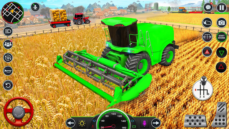 #3. Real Tractor Driving Games (Android) By: Game Sonic