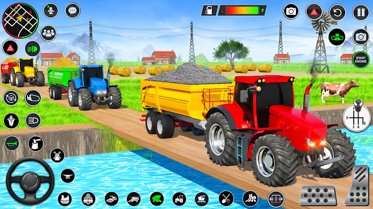 #5. Real Tractor Driving Games (Android) By: Game Sonic