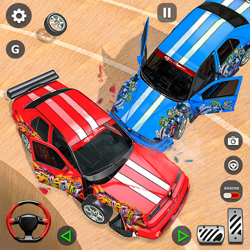 #2. Demolition Derby Car Games 3D (Android) By: Simulation Arena