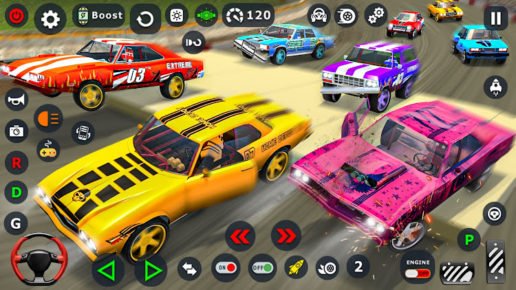 #4. Demolition Derby Car Games 3D (Android) By: Simulation Arena