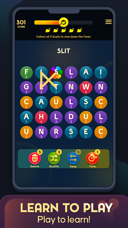 #3. Word Connect - Word Crush (Android) By: DroidVeda LLP