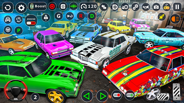 #6. Demolition Derby Car Games 3D (Android) By: Simulation Arena