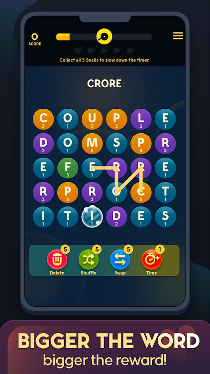 #5. Word Connect - Word Crush (Android) By: DroidVeda LLP