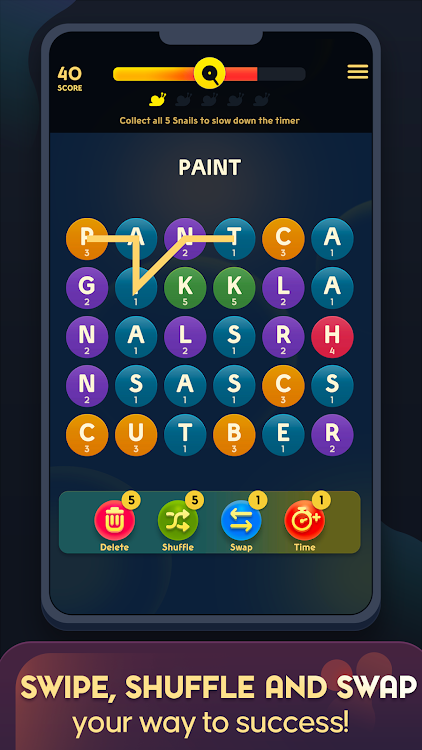 #6. Word Connect - Word Crush (Android) By: DroidVeda LLP