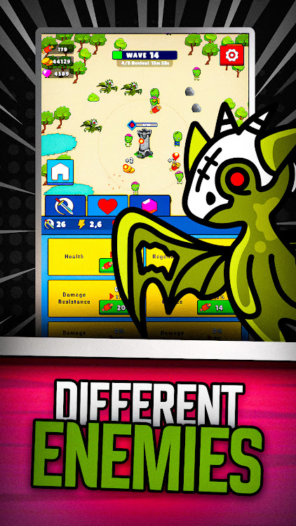 #4. Zombie Idle Tower Defense TD (Android) By: CATana Games