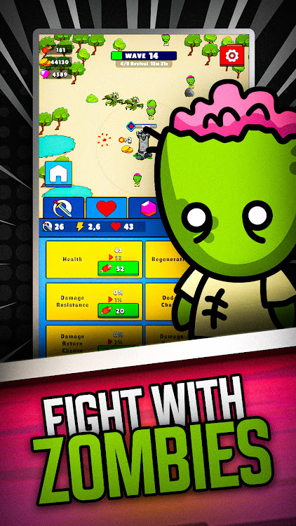 #5. Zombie Idle Tower Defense TD (Android) By: CATana Games