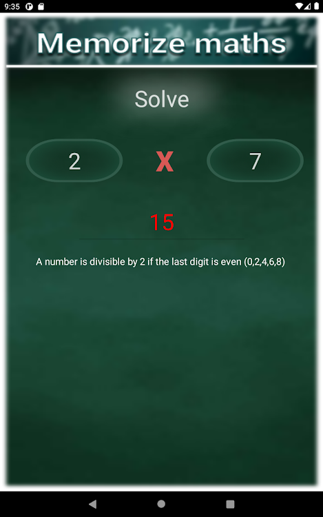 #7. Memory Master Multiplication (Android) By: R4M Studio