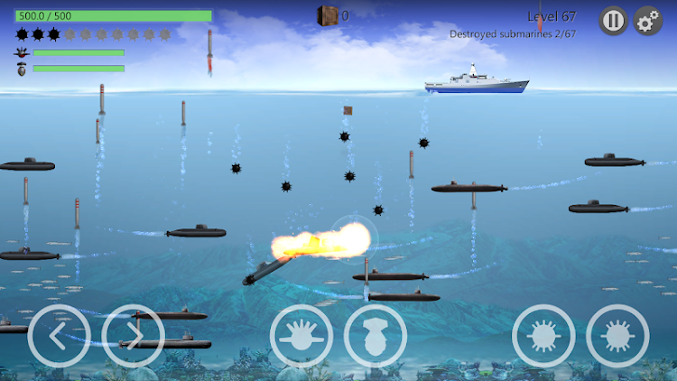 #6. Sea Battle : Submarine Warfare (Android) By: Art-bit