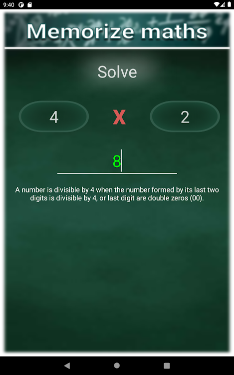 #9. Memory Master Multiplication (Android) By: R4M Studio